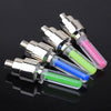 Hot  LED Flash Tyre Wheel Valve Cap Light for bicycle Included Battery