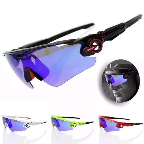 2017 New Polarized Cycling SunGlasses with 3 lens