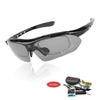 EOC Polarized Cycling Glasses Bike Goggles Sports Sunglasses UV400 5 Lens