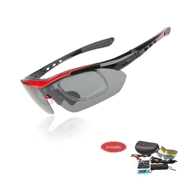 EOC Polarized Cycling Glasses Bike Goggles Sports Sunglasses UV400 5 L –  vicycling