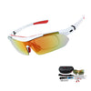 EOC Polarized Cycling Glasses Bike Goggles Sports Sunglasses UV400 5 Lens