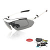 EOC Polarized Cycling Glasses Bike Goggles Sports Sunglasses UV400 5 Lens
