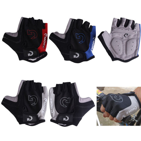 Cycling Gloves Half Finger Anti Slip Gel Pad Breathable