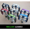 WELLGO M248DU 9/16” Alloy Metal Mountain Bike Bicycle MTB BMX Flat Pedals