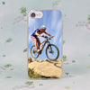 Amazing MTB design transparent clear hard case cover for Apple iPhone