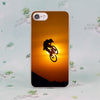 Amazing MTB design transparent clear hard case cover for Apple iPhone