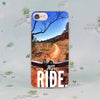 Amazing MTB design transparent clear hard case cover for Apple iPhone