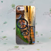 Amazing MTB design transparent clear hard case cover for Apple iPhone