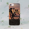 Amazing MTB design transparent clear hard case cover for Apple iPhone