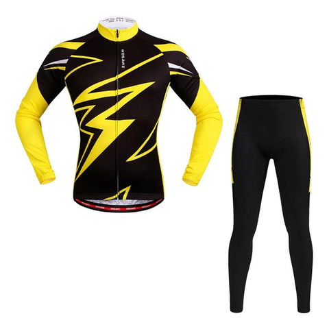 2017 Pro Long Sleeve Cycling Kit Breathable 3D