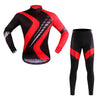 2017 Pro Long Sleeve Cycling Kit Breathable 3D