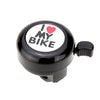 New Safety Bicycle Bell I Love My Bike Printed Clear Sound Cute Bike