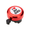 New Safety Bicycle Bell I Love My Bike Printed Clear Sound Cute Bike