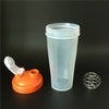 600Ml shaker mixer cup Safety Plastic Bottle