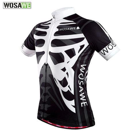 Quick Dry Skeleton Jersey Cycling Sports